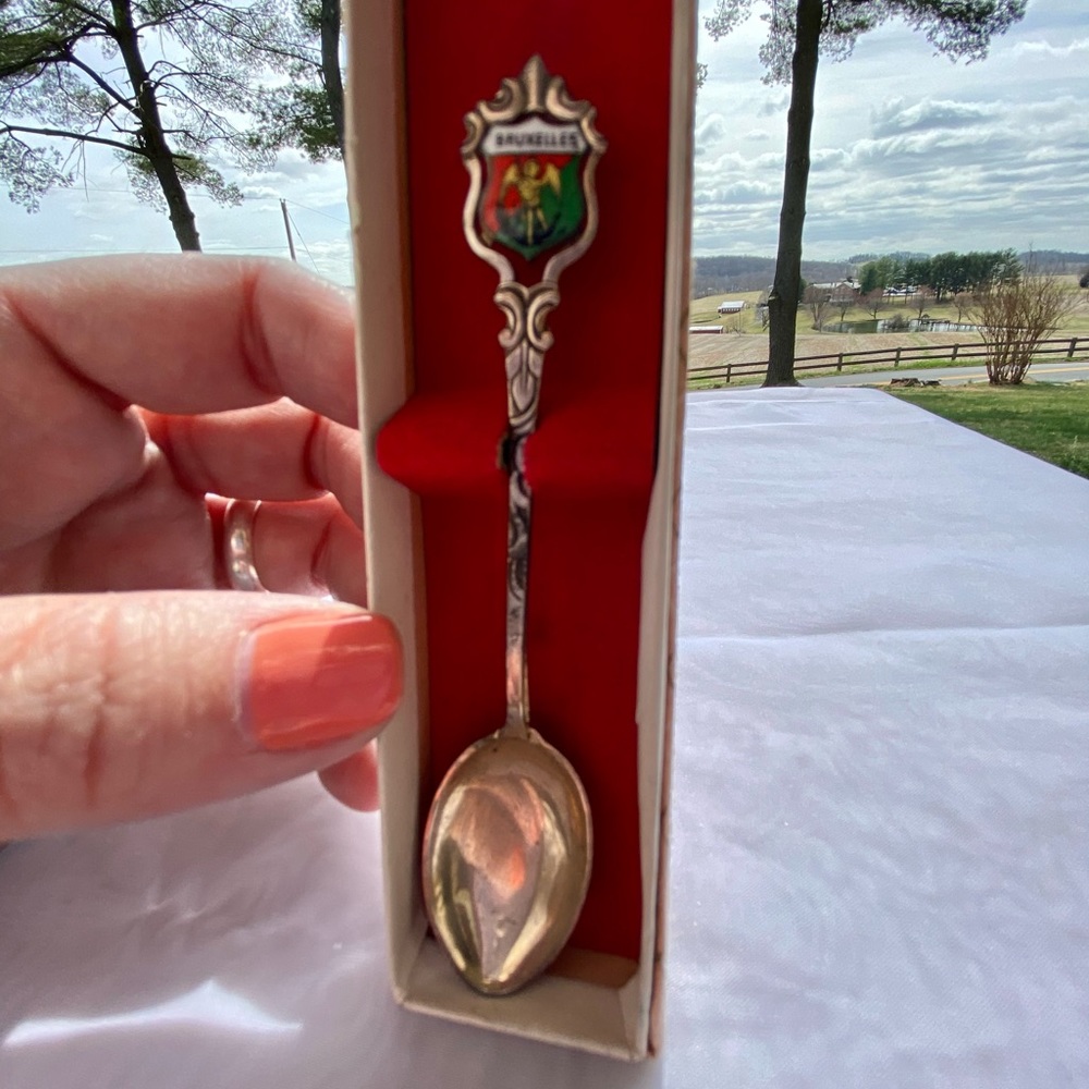 Vintage Souvenir Spoon from Brussels